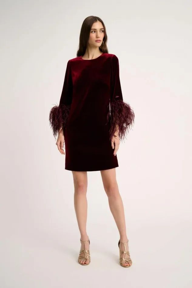 Luisa Spagnoli Formal Dresses Ghiro 8211 Elegant Dress Burgundy 8211 Women Luisa Spagnoli Formal Dresses Ghiro 8211 Elegant Dress Burgundy 8211 Women