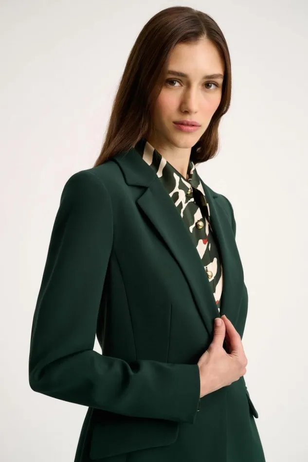 Luisa Spagnoli Jackets and Blazers Samara 8211 Blazer Jacket Bottlegreen 8211 Women