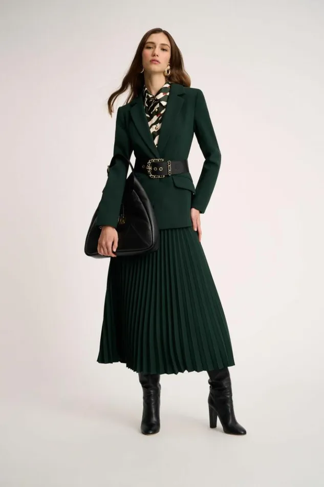 Luisa Spagnoli Jackets and Blazers Samara 8211 Blazer Jacket Bottlegreen 8211 Women Luisa Spagnoli Jackets and Blazers Samara 8211 Blazer Jacket Bottlegreen 8211 Women
