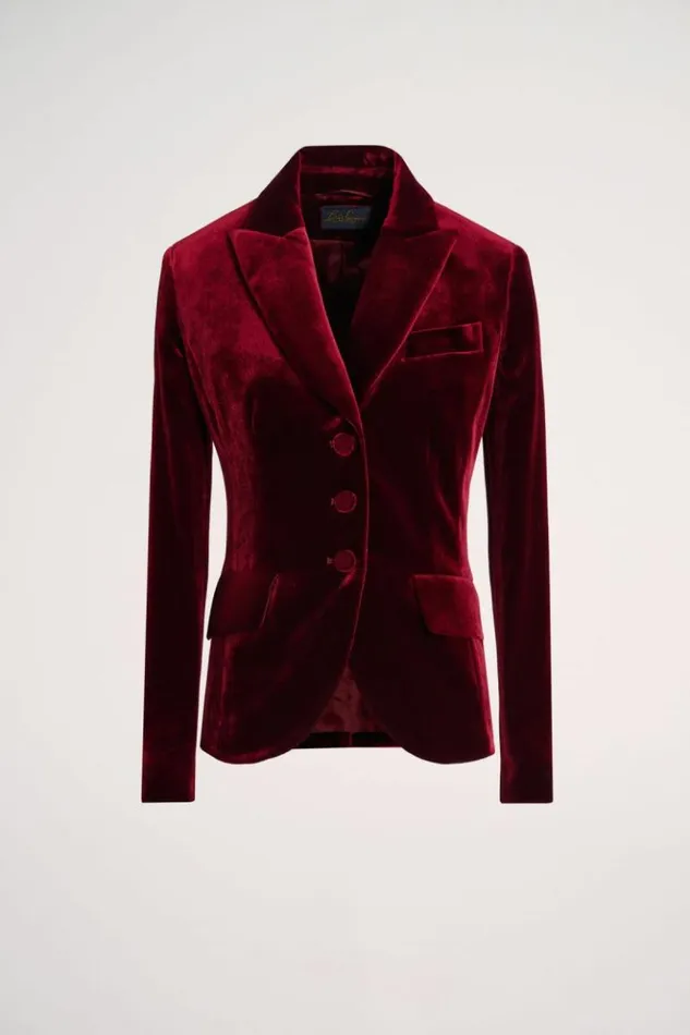 Luisa Spagnoli Jackets and Blazers Spizzico 8211 Elegant Jacket Burgundy 8211 Women Luisa Spagnoli Jackets and Blazers Spizzico 8211 Elegant Jacket Burgundy 8211 Women