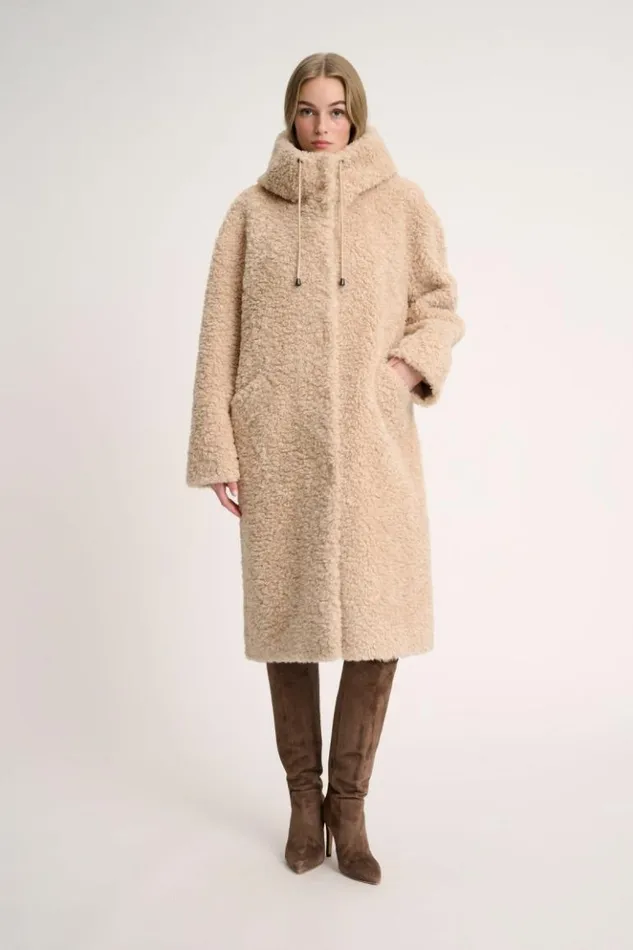 Luisa Spagnoli Outerwear Serra 8211 Teddy Coat 8211 Women Luisa Spagnoli Outerwear Serra 8211 Teddy Coat 8211 Women