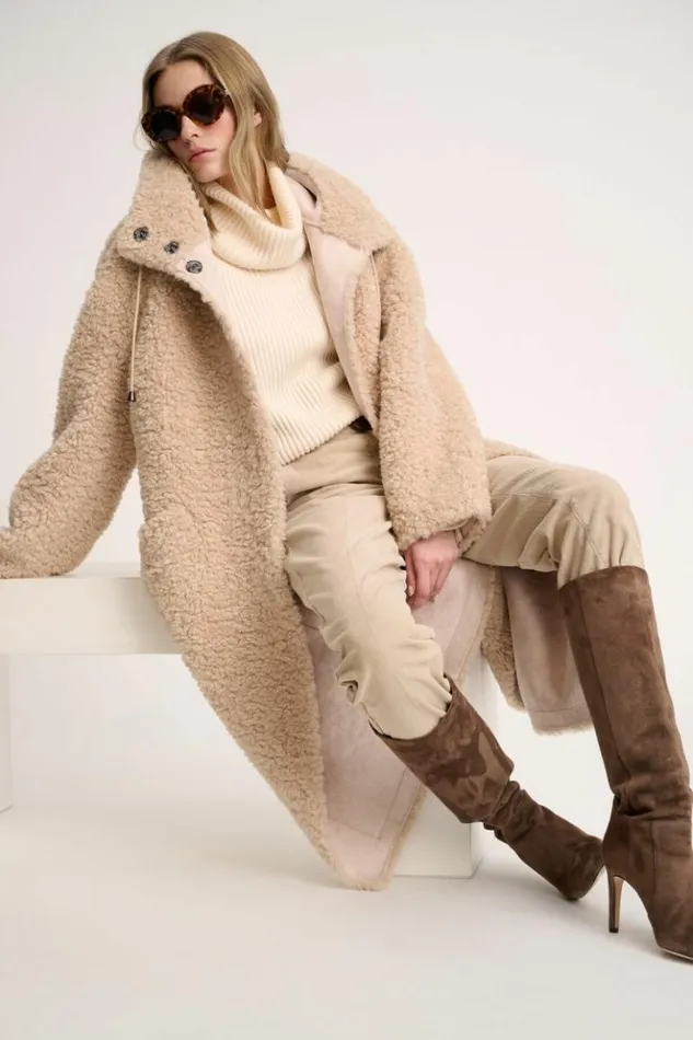 Luisa Spagnoli Outerwear Serra 8211 Teddy Coat 8211 Women Luisa Spagnoli Outerwear Serra 8211 Teddy Coat 8211 Women