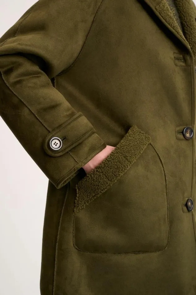 Luisa Spagnoli Outerwear Spessore 8211 Reversible Jacket Military Green 8211 Women Luisa Spagnoli Outerwear Spessore 8211 Reversible Jacket Military Green 8211 Women