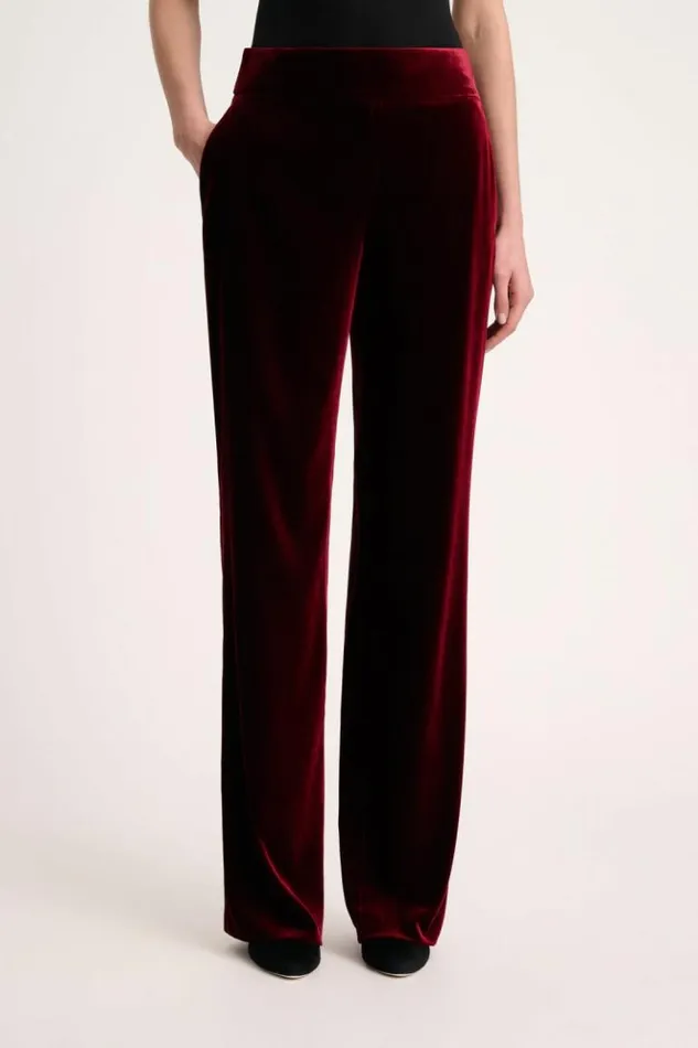 Luisa Spagnoli Pants Odoroso 8211 Elegant Pants Burgundy 8211 Women