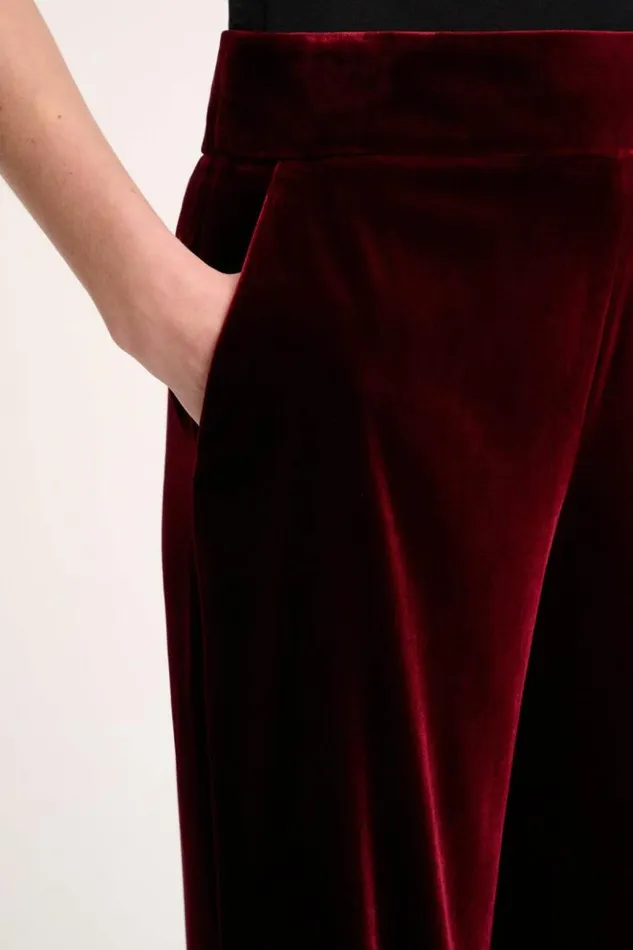 Luisa Spagnoli Pants Odoroso 8211 Elegant Pants Burgundy 8211 Women Luisa Spagnoli Pants Odoroso 8211 Elegant Pants Burgundy 8211 Women