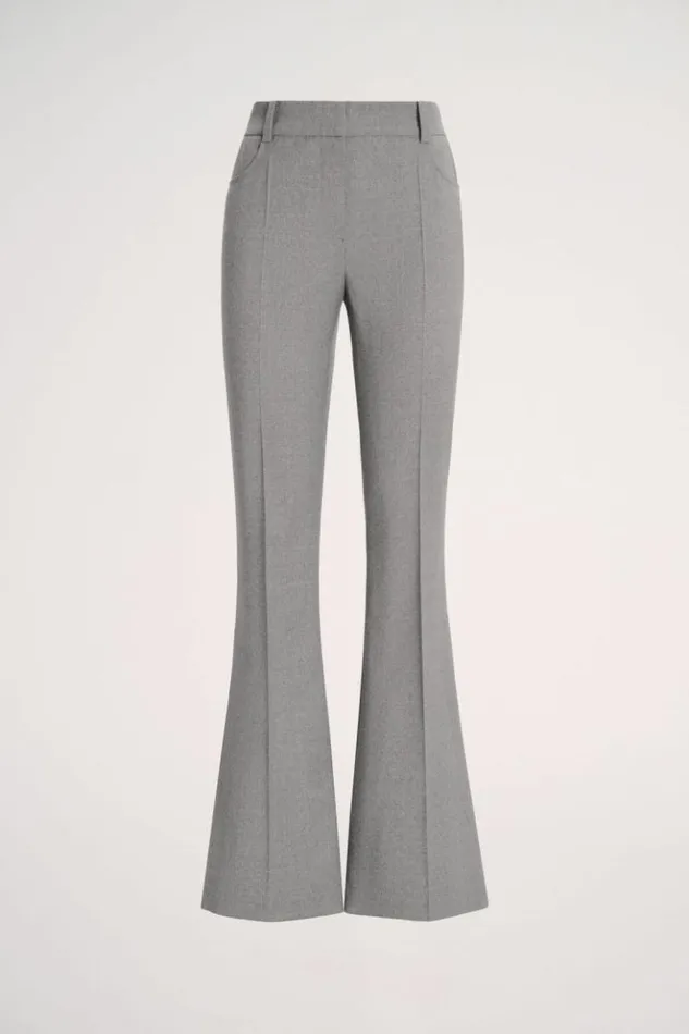 Luisa Spagnoli Pants Olivier 8211 Bell Bottom Pants Grey Melange 8211 Women Luisa Spagnoli Pants Olivier 8211 Bell Bottom Pants Grey Melange 8211 Women