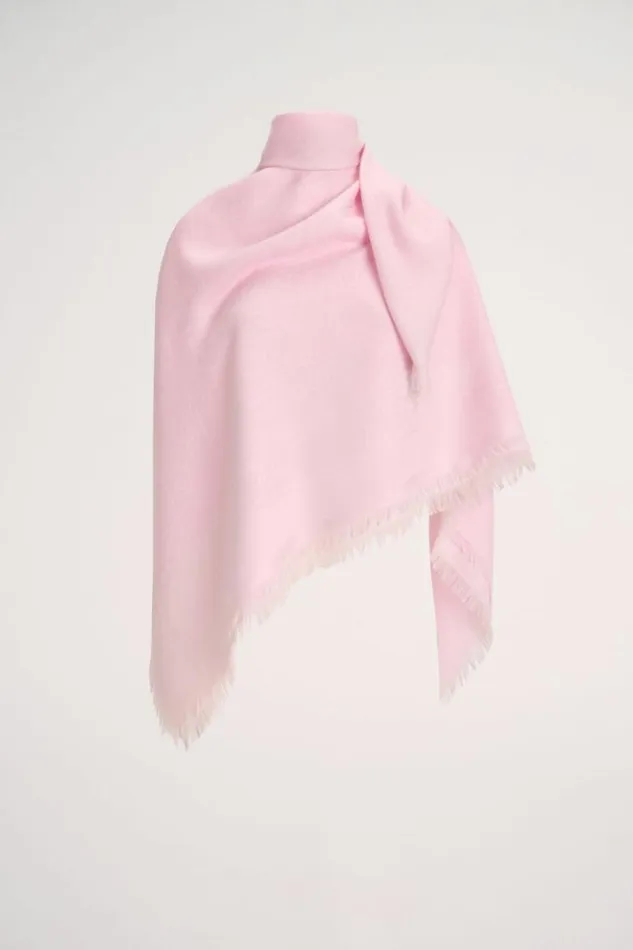 Luisa Spagnoli Scarves And Foulards Romanzo 8211 Silk Blend Wool Shawl Pink 8211 Women Luisa Spagnoli Scarves And Foulards Romanzo 8211 Silk Blend Wool Shawl Pink 8211 Women