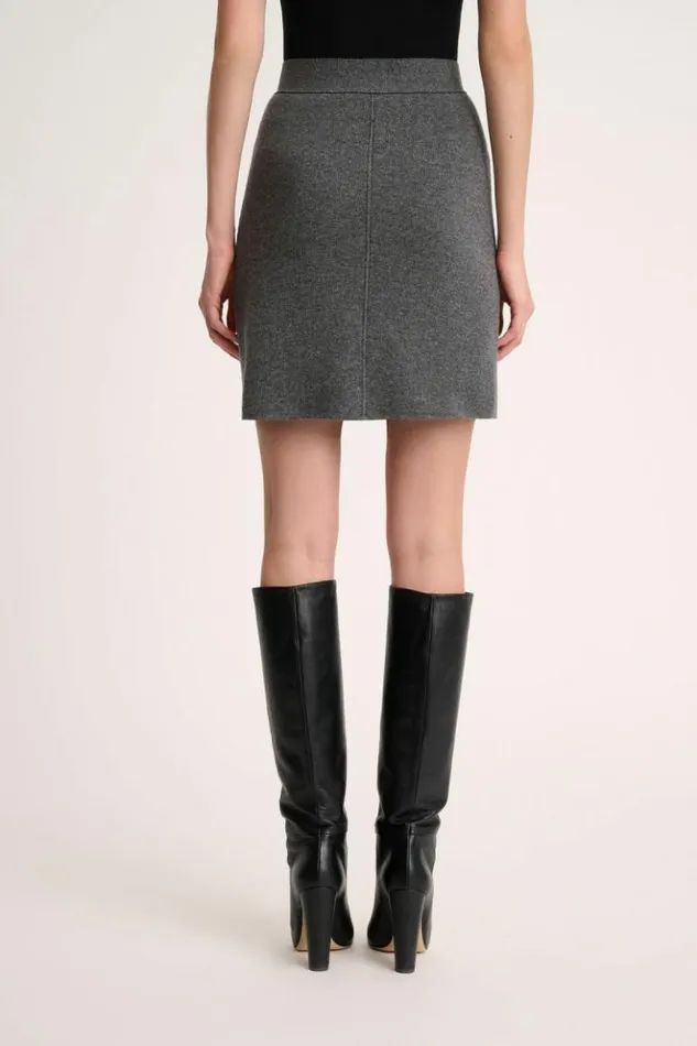 Luisa Spagnoli Skirts And Shorts Civitella 8211 Wool Skirt Grey Melange 8211 Women Luisa Spagnoli Skirts And Shorts Civitella 8211 Wool Skirt Grey Melange 8211 Women