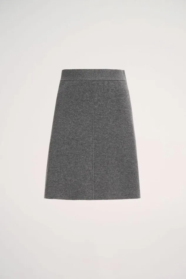 Luisa Spagnoli Skirts And Shorts Civitella 8211 Wool Skirt Grey Melange 8211 Women Luisa Spagnoli Skirts And Shorts Civitella 8211 Wool Skirt Grey Melange 8211 Women