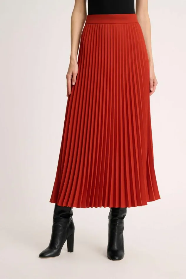 Luisa Spagnoli Skirts And Shorts Filetto 8211 Pleated Skirt 8211 Women