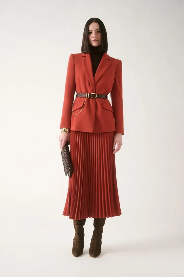 Luisa Spagnoli Skirts And Shorts Filetto 8211 Pleated Skirt 8211 Women Luisa Spagnoli Skirts And Shorts Filetto 8211 Pleated Skirt 8211 Women