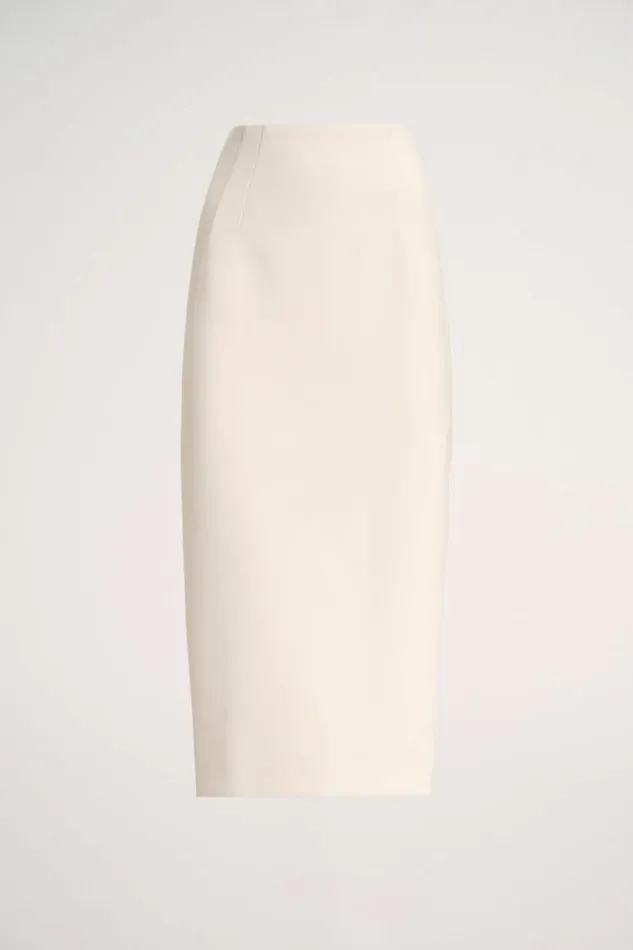 Luisa Spagnoli Skirts And Shorts Filiera 8211 Skirt With Side Slit Cream 8211 Women Luisa Spagnoli Skirts And Shorts Filiera 8211 Skirt With Side Slit Cream 8211 Women