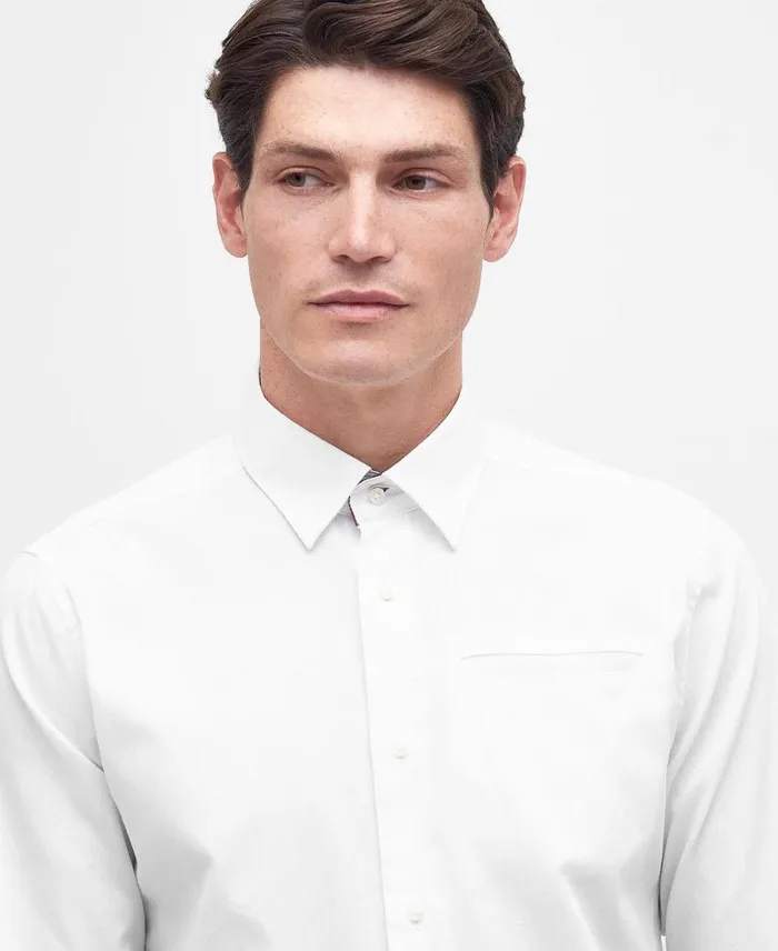 Lyle Tailored Shirt Classic White Men Barbour Shirts