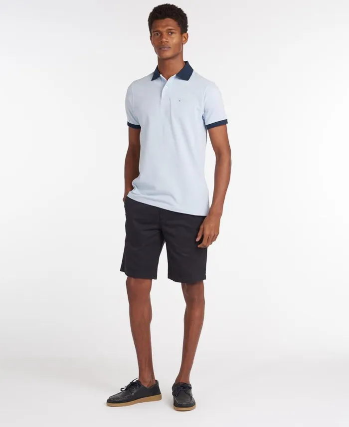 Lynton Polo Shirt White Men Barbour Polo Shirts