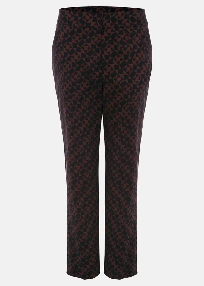 Mackenzie Geo Jacquard Tapered Trouser Blackchocolate Women Phase Eight Trousers Mackenzie Geo Jacquard Tapered Trouser Blackchocolate Women Phase Eight Trousers