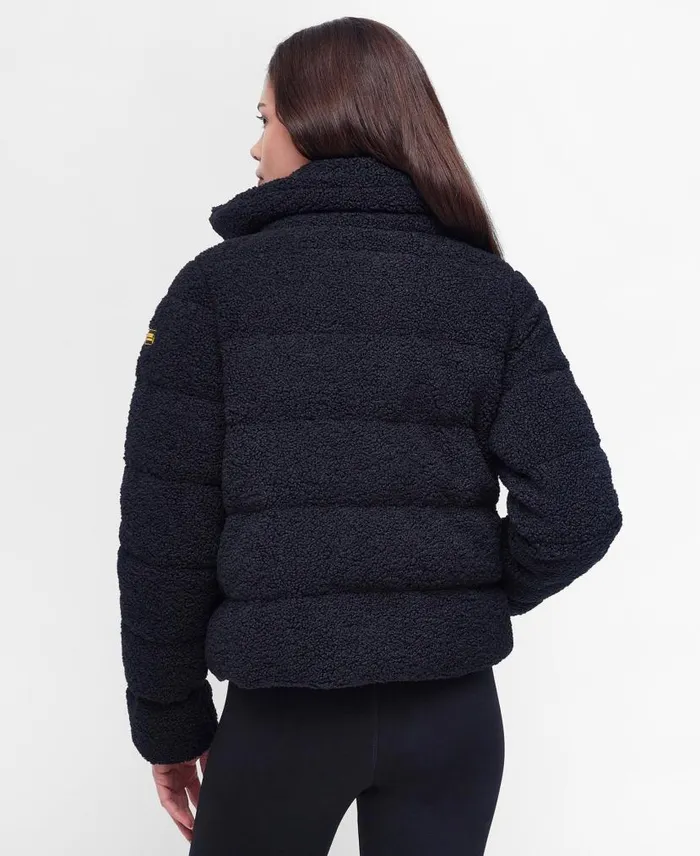 Maguire Fleece Quilted Jacket Urban Grey Women Barbour Quilted Jackets