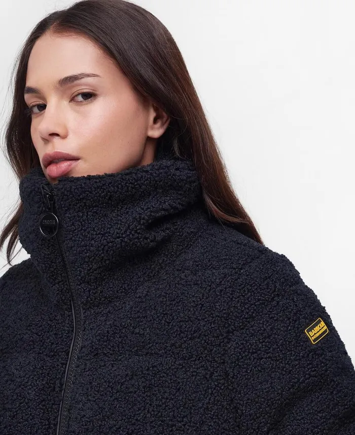 Maguire Fleece Quilted Jacket Urban Grey Women Barbour Quilted Jackets