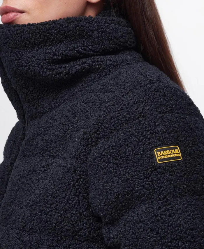 Maguire Fleece Quilted Jacket Urban Grey Women Barbour Quilted Jackets