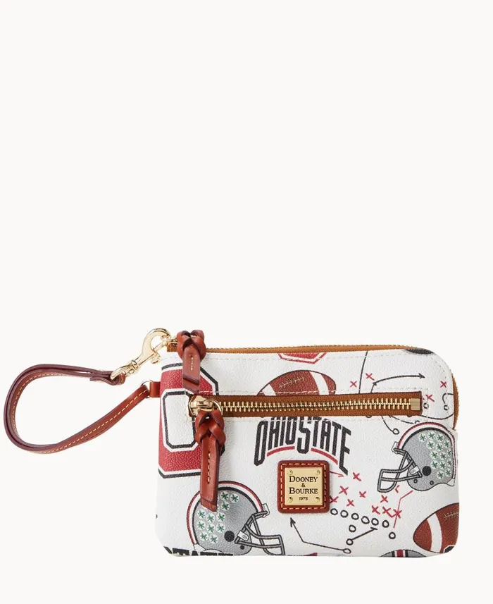 ManWoman Collegiate Ohio State University Zip Around Wristlet Ohio State Dooney and Bourke Wallets ManWoman Collegiate Ohio State University Zip Around Wristlet Ohio State Dooney and Bourke Wallets