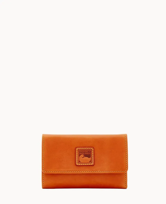 ManWoman Florentine Flap Wallet Natural Dooney and Bourke Wallets