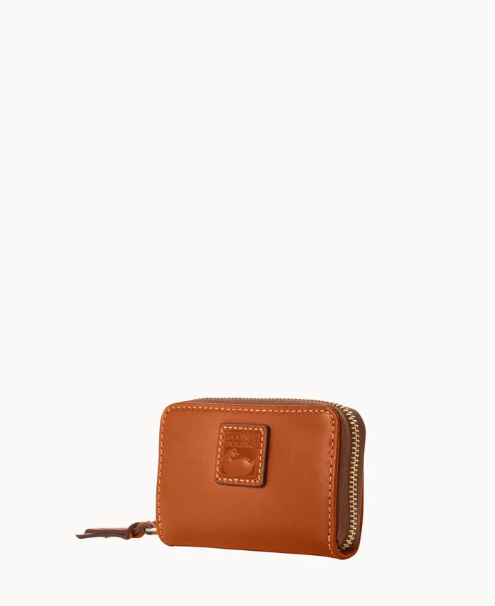 ManWoman Florentine Large Zip Around Credit Card Case Natural Dooney and Bourke Wallets ManWoman Florentine Large Zip Around Credit Card Case Natural Dooney and Bourke Wallets