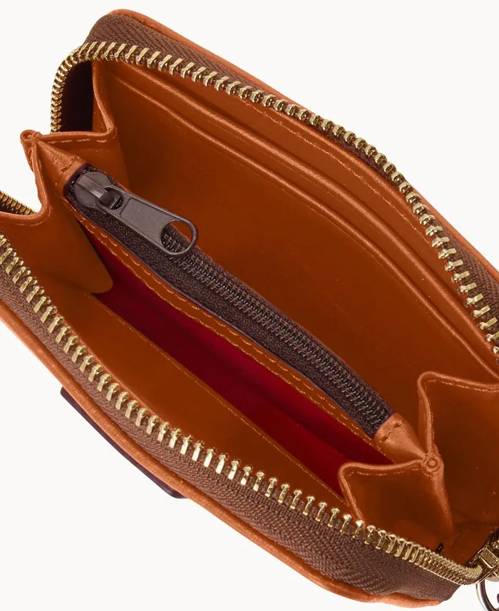 ManWoman Florentine Large Zip Around Credit Card Case Natural Dooney and Bourke Wallets ManWoman Florentine Large Zip Around Credit Card Case Natural Dooney and Bourke Wallets