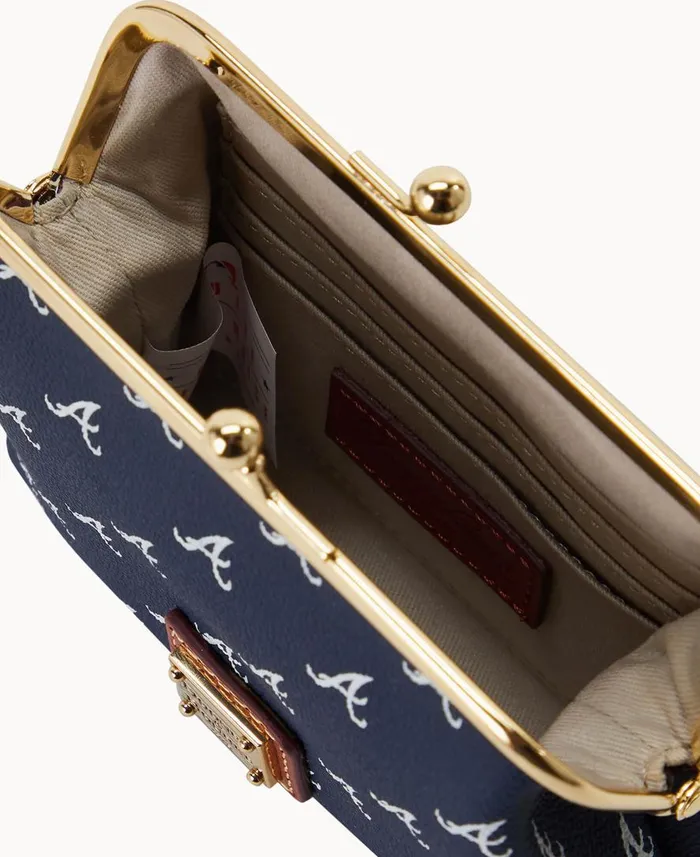 ManWoman MLB Braves Large Framed Purse Braves Dooney and Bourke Wallets ManWoman MLB Braves Large Framed Purse Braves Dooney and Bourke Wallets
