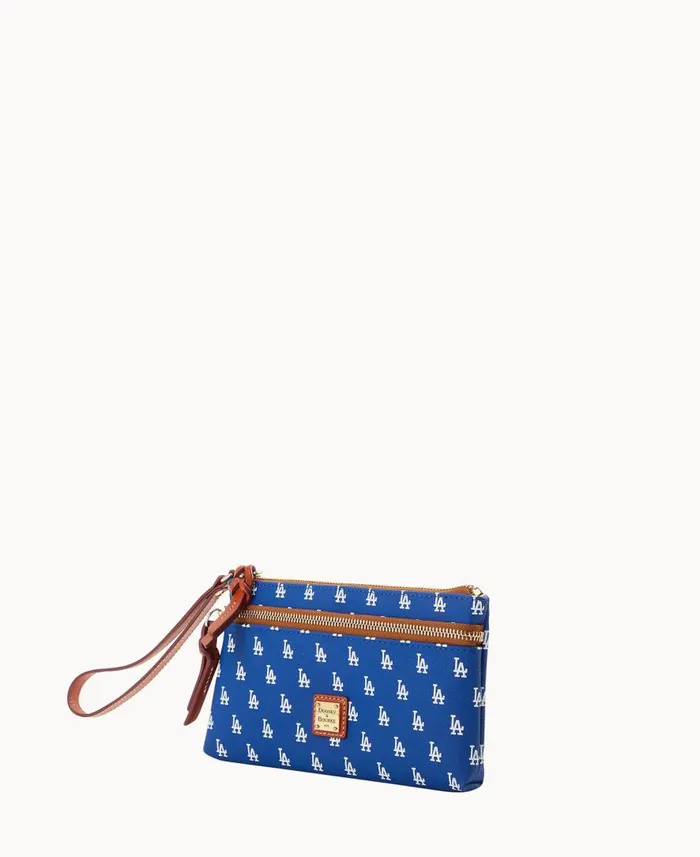 ManWoman MLB Dodgers Double Zip Wristlet Los Angeles Dodgers Dooney and Bourke Wallets ManWoman MLB Dodgers Double Zip Wristlet Los Angeles Dodgers Dooney and Bourke Wallets