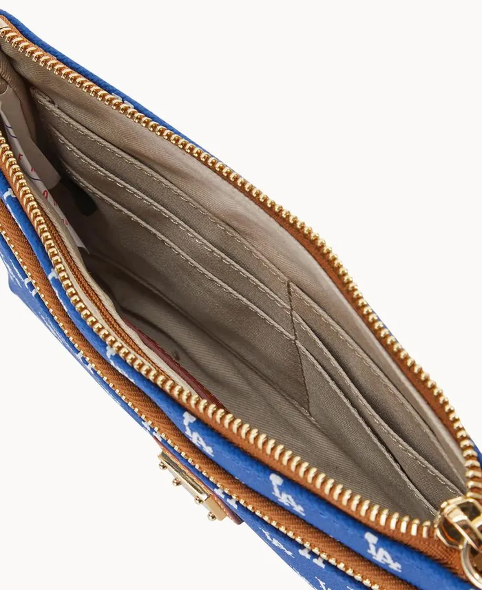 ManWoman MLB Dodgers Double Zip Wristlet Los Angeles Dodgers Dooney and Bourke Wallets ManWoman MLB Dodgers Double Zip Wristlet Los Angeles Dodgers Dooney and Bourke Wallets