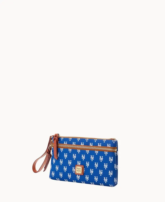 ManWoman MLB Mets Double Zip Wristlet New York Mets Dooney and Bourke Wallets ManWoman MLB Mets Double Zip Wristlet New York Mets Dooney and Bourke Wallets