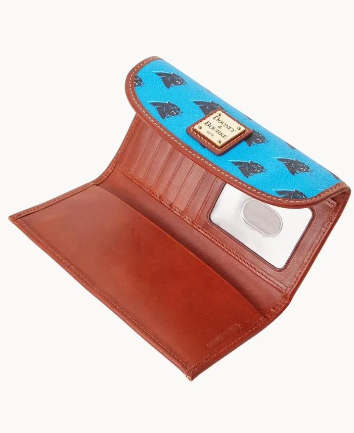 ManWoman NFL Panthers Continental Clutch Panthers Dooney and Bourke Wallets ManWoman NFL Panthers Continental Clutch Panthers Dooney and Bourke Wallets