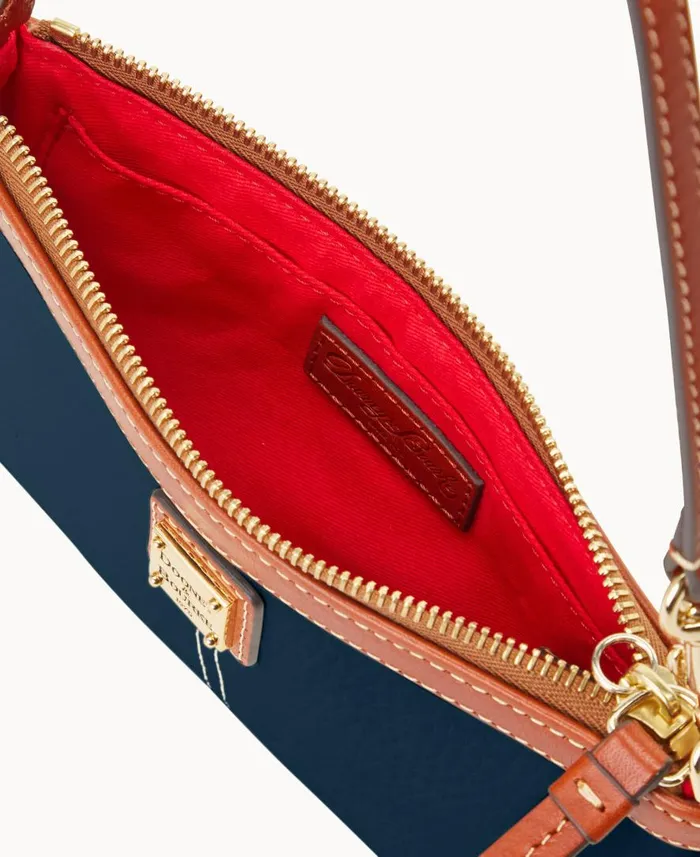 ManWoman Pebble Grain Large Slim Wristlet Midnight Blue Dooney and Bourke Wallets ManWoman Pebble Grain Large Slim Wristlet Midnight Blue Dooney and Bourke Wallets