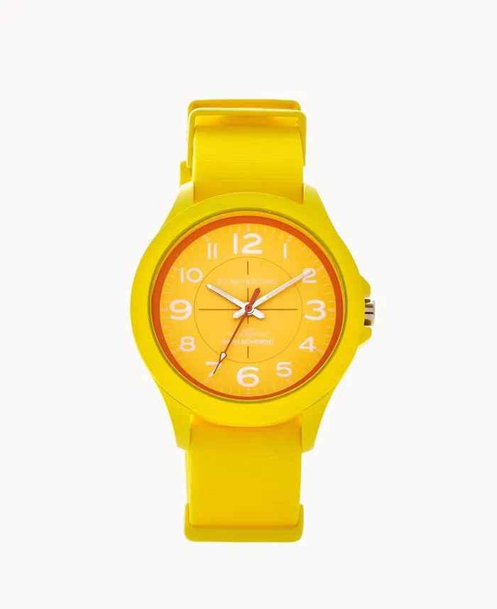ManWoman Poppy Sport Watch Yellow Dooney and Bourke Watches