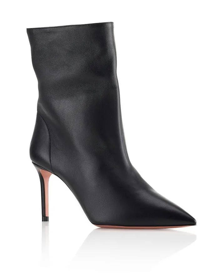 Matignon Bootie 75 Black Women Aquazzura Booties Matignon Bootie 75 Black Women Aquazzura Booties