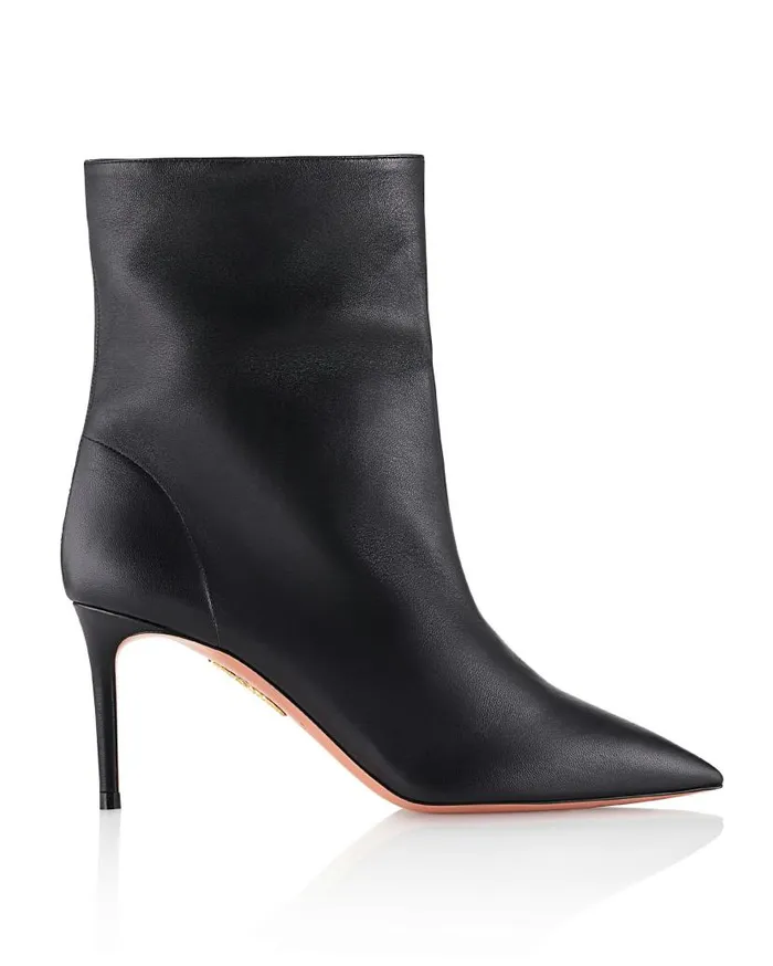 Matignon Bootie 75 Black Women Aquazzura Booties Matignon Bootie 75 Black Women Aquazzura Booties