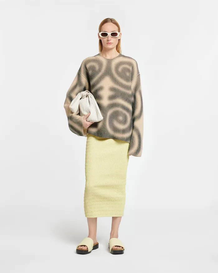 Maura CashmereBlend Sweater Spiral Spray Women Nanushka Knitwear