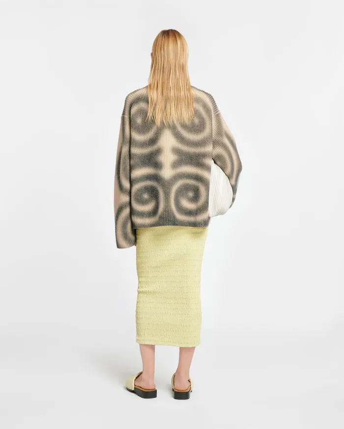 Maura CashmereBlend Sweater Spiral Spray Women Nanushka Knitwear