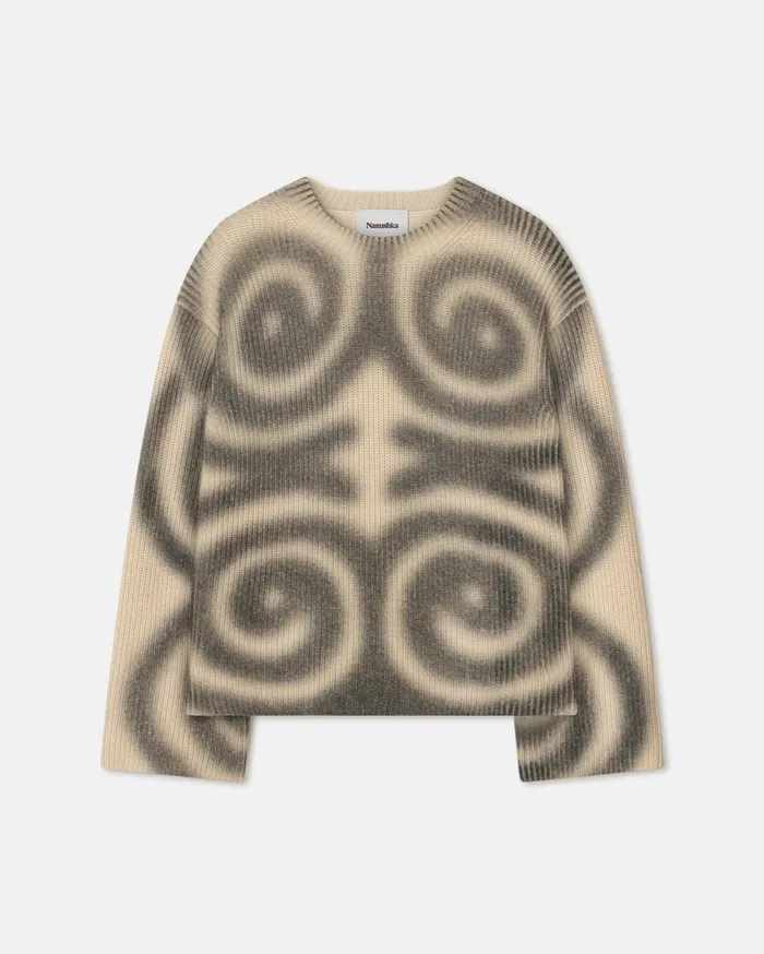 Maura CashmereBlend Sweater Spiral Spray Women Nanushka Knitwear