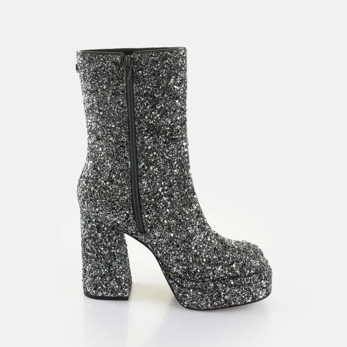 May Ankle Boot Glam Silver Buffalo Boots and AnkleBoots