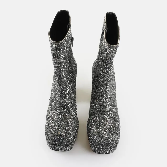 May Ankle Boot Glam Silver Buffalo Boots and AnkleBoots