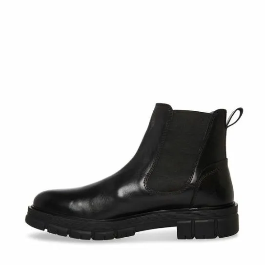 Men039s ADONIS BLACK LEATHER Black Leather Steve Madden Boots Men039s ADONIS BLACK LEATHER Black Leather Steve Madden Boots