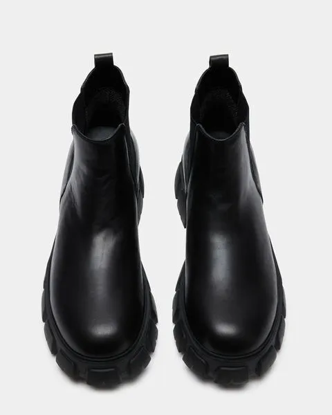 Men039s COPA BLACK LEATHER Black Leather Steve Madden Boots Men039s COPA BLACK LEATHER Black Leather Steve Madden Boots