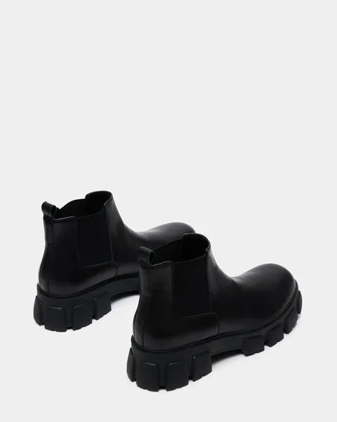 Men039s COPA BLACK LEATHER Black Leather Steve Madden Boots Men039s COPA BLACK LEATHER Black Leather Steve Madden Boots