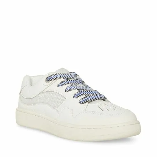 Men039s JAYME WHITE LEATHER White Leather Steve Madden Sneakers Men039s JAYME WHITE LEATHER White Leather Steve Madden Sneakers