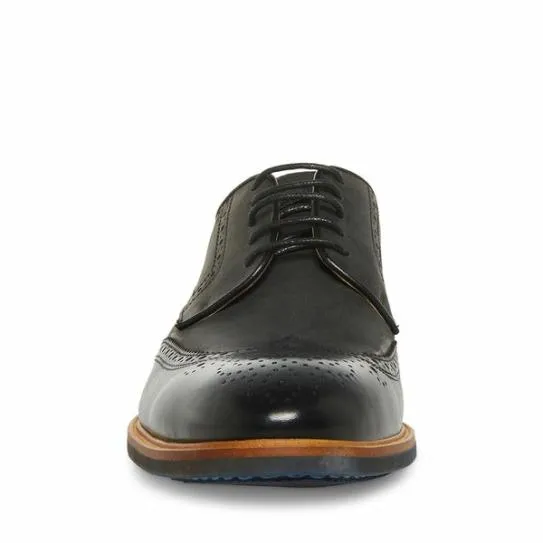 Men039s KADYNN BLACK LEATHER Black Leather Steve Madden Dress Men039s KADYNN BLACK LEATHER Black Leather Steve Madden Dress