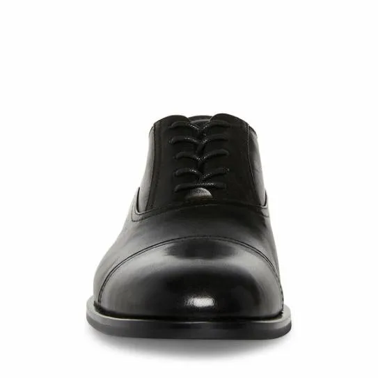 Men039s PRINCETON BLACK LEATHER Black Leather Steve Madden Dress Men039s PRINCETON BLACK LEATHER Black Leather Steve Madden Dress