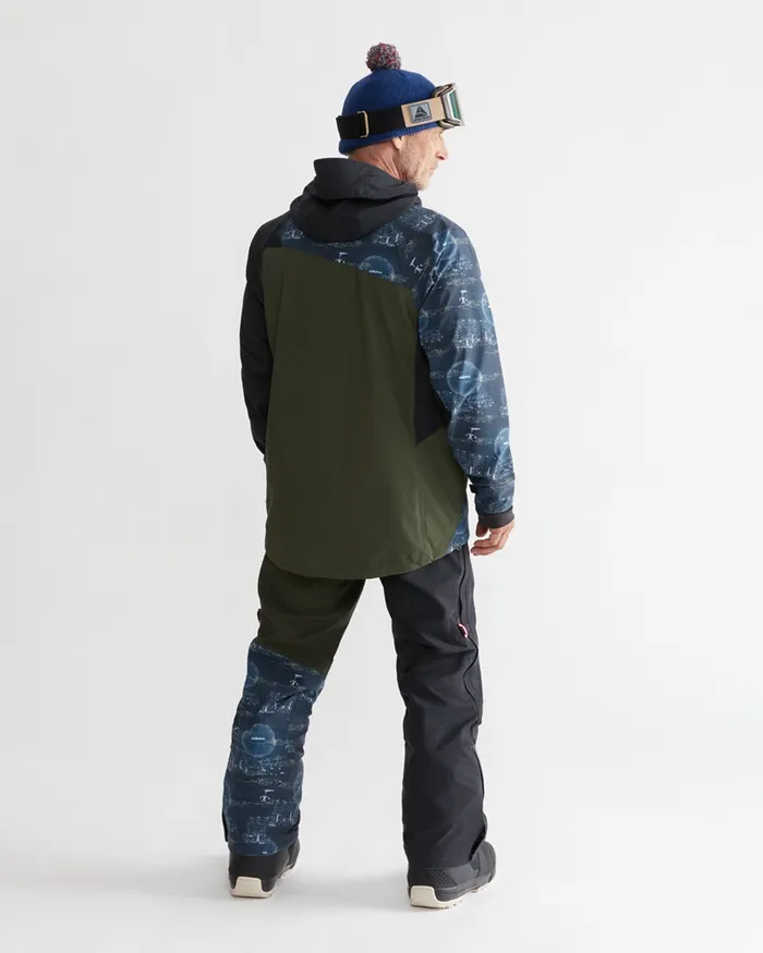 Men 134 Levitend Cutan Britta Long Jacket Britta MarakattLabba Rosin Greencobolt Blue Klttermusen Waterproof Jackets