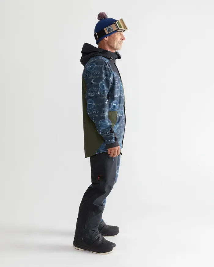 Men 134 Levitend Cutan Britta Long Jacket Britta MarakattLabba Rosin Greencobolt Blue Klttermusen Waterproof Jackets