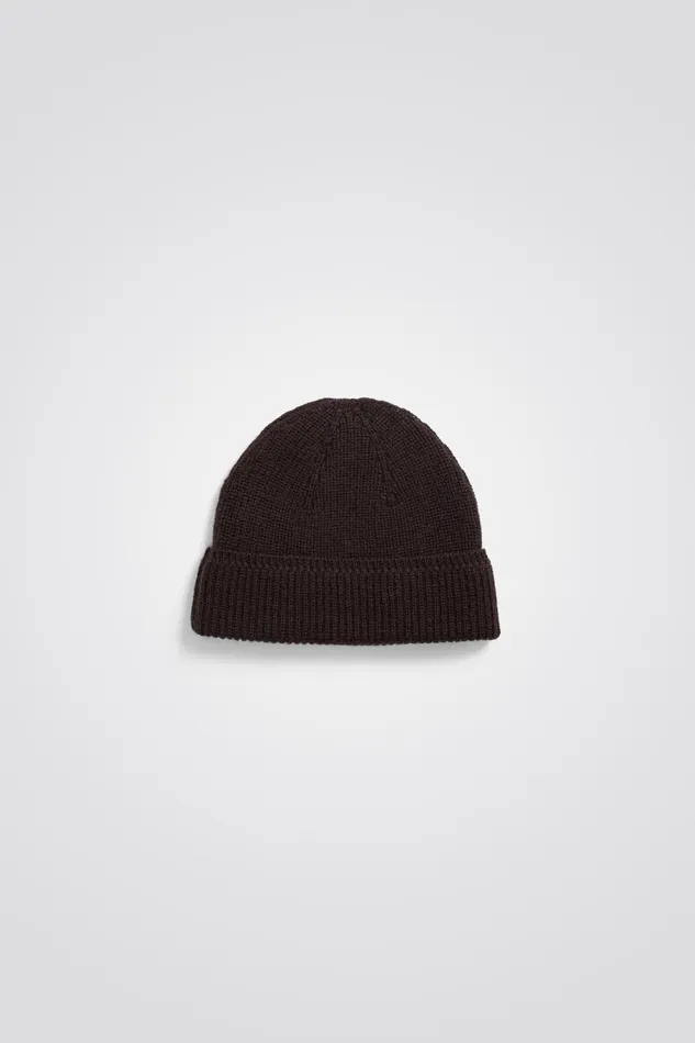 Men Alpaca Mohair Stripe Beanie Grey Melange Norse Projects Beanies
