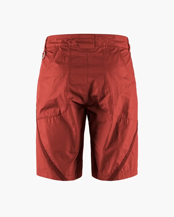 Men Ansur Katla Cotton Shorts Rose Red Klttermusen Shorts